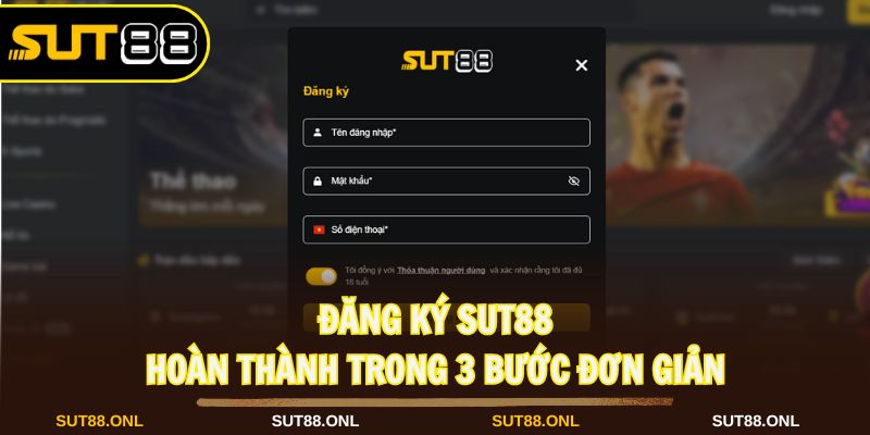 Đăng Ký SUT88 - Phương Pháp Tạo Tài Khoản Cần Biết Đúng Nhất - faron.website - FARON